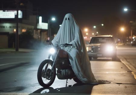 03219-3855627254-_lora_SheetGhost SDXL LoRA - Trigger with Sheetghost Person_1_ Sheetghost person riding a motorcycle holding a chainsaw. Midnigh.png